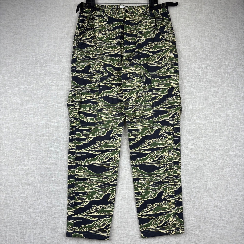 Aime Leon Dore Tiger Stripe Camo Cargo Pants Mens Medium Ripstop Green Black